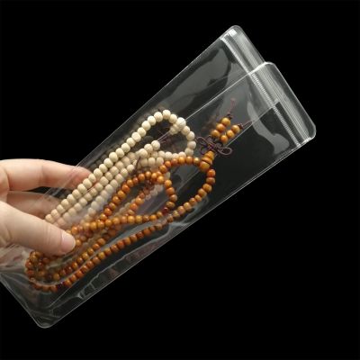 Fnuiddt 48 Pack PVC Clear Jewelry Anti Oxidation Zipper Bag Antitarnish Plastic Bags for Packaging Jewelry Rings Earrings Transparent Poly Pouch (Clear, 2.369.05 inch)