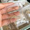 Fnuiddt 48 Pack PVC Clear Jewelry Anti Oxidation Zipper Bag Antitarnish Plastic Bags for Packaging Jewelry Rings Earrings Transparent Poly Pouch (Clear, 2.369.05 inch) view 4