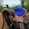Daarkgreen Leather Western Barrel Racing Horse Saddle and Tack Set Headstall Breast Collar and Reins Size 12-18 Inches view 4