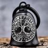 Motorcycle Viking Bell - Motorcycle Angel Bell for Men and Women, Motorcycle Accessories (Black Silver) view 4
