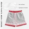 Aflyko Christmas Board Shorts Reindeer Xmas Tree Heart Swim Trunk Bathing Suit New Year Boys Girls Beach Swimwear Quick Dry Swimming Shorts All Day Shorts Gym Shorts S view 3