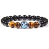 12 Zodiac Charm Bracelet Constellation Signs Natural Stone Beads Bracelets for Women Men Couple Horoscope Fashion Birthday Gifts,Taurus 4.20-5.20,17cm view 1