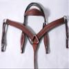 Daarkgreen Leather Western Barrel Racing Horse Saddle and Tack Set Headstall Breast Collar and Reins Size 12-18 Inches view 4