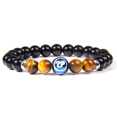 12 Zodiac Charm Bracelet Constellation Signs Natural Stone Beads Bracelets for Women Men Couple Horoscope Fashion Birthday Gifts,Leo 7.23-8.22,23cm