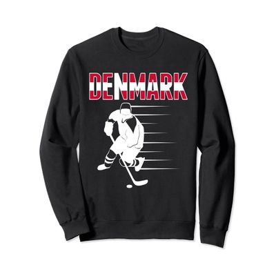Denmark Ice Hockey Fans Jersey Danish Hockey Team Supporter Sweatshirt
