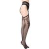 EVERSWE High Waist Fishnet Tights, Thigh High Suspender Stockings (6050, LXL) view 3