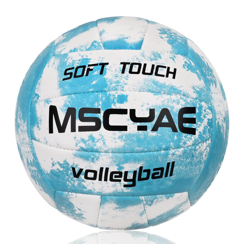 MSCYAE Volleyball Official Size 5,Soft Indoor Outdoor Volleyballs - Sports Training Game Play Ball for Beginner Boy and Girls, Teenager, Adult (Best Gift)
