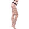 EVERSWE High Waist Fishnet Tights, Thigh High Suspender Stockings (L1P, SM) view 2