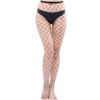 EVERSWE High Waist Fishnet Tights, Thigh High Suspender Stockings (L1P, SM) view 3