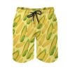 Corn Cobs Men's Swimming Trunks Shorts Drawstring Quick Dry Beach Printed view 3