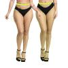 EVERSWE High Waist Fishnet Tights, Thigh High Suspender Stockings (YEL-LM, SM) view 1