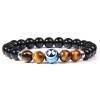 12 Zodiac Charm Bracelet Constellation Signs Natural Stone Beads Bracelets for Women Men Couple Horoscope Fashion Birthday Gifts,Pisces 2.19-3.20,17cm view 1