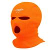 Dinosaour Skeleton Ski Mask Embroidered Dino Three Hole Mask Skull Balaclava (Orange) view 1