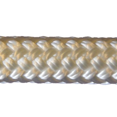 CBKnot Premium 5/8" Double Braid Polyester 11,150 lb Tensile Strength Applications Include: Marine, General Utility, Rigging, Boating, Equine and More. (White, 5/8" x 100')
