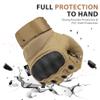 Mossy Oak Tactical Gloves for Men and Women, Touch screen Airsoft Gloves with Hard Knuckle for Hunting, Paintball, Hiking, Camping, Climbing, Cycling, Hunting Gear with Hard Shell & Palm Padding view 2