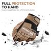 Mossy Oak Men's Touchscreen Motorcycle Gloves - Tactical, Airsoft, Cycling, Hiking, Hunting Gloves with Rubber Guard view 2