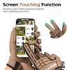 Mossy Oak Men's Touchscreen Motorcycle Gloves - Tactical, Airsoft, Cycling, Hiking, Hunting Gloves with Rubber Guard view 3