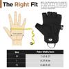 Mossy Oak Fingerless Tactical Gloves, Knuckle Protection, Half-Finger, Black, Medium, Unisex, Outdoor, Sports, Hunting, Cycling, Hiking view 2