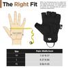 Mossy Oak Fingerless Tactical Gloves, Knuckle Tactical Gloves for Men and Women- Motorcycle Gloves for Tactical Shooting, Airsoft, Hunting, Cycling and Hiking view 2