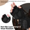 Mossy Oak Fingerless Tactical Gloves, Knuckle Tactical Gloves for Men and Women- Motorcycle Gloves for Tactical Shooting, Airsoft, Hunting, Cycling and Hiking view 4
