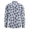 Blueberry Men's Shirt Long-Sleeve Button Hawaiian Shirt Tops for Casual Beach Work XS view 4