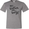 5X-Large Oxford Mens Life is Better with My Boys Mother Gift Idea for Mom T-Shirt view 3