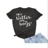 4X-Large Heather Black Mens Life is Better with My Boys Mother Gift Idea for Mom T-Shirt view 1