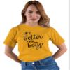 4X-Large Gold Mens Life is Better with My Boys Mother Gift Idea for Mom T-Shirt view 2
