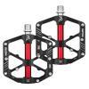 MZYRH Mountain Bike Pedals,Bicycle Pedals with Reflectors,Lightweight Aluminum Alloy MTB Pedals 3 Sealed Bearings Bicycle Platform Pedals 9/16" BMX Road Bike Pedal view 3