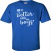 3X-Large Royal Mens Life is Better with My Boys Mother Gift Idea for Mom T-Shirt view 3