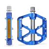 MZYRH Mountain Bike Pedals,Bicycle Pedals with Reflectors,Lightweight Aluminum Alloy MTB Pedals 3 Sealed Bearings Bicycle Platform Pedals 9/16" BMX Road Bike Pedal view 1