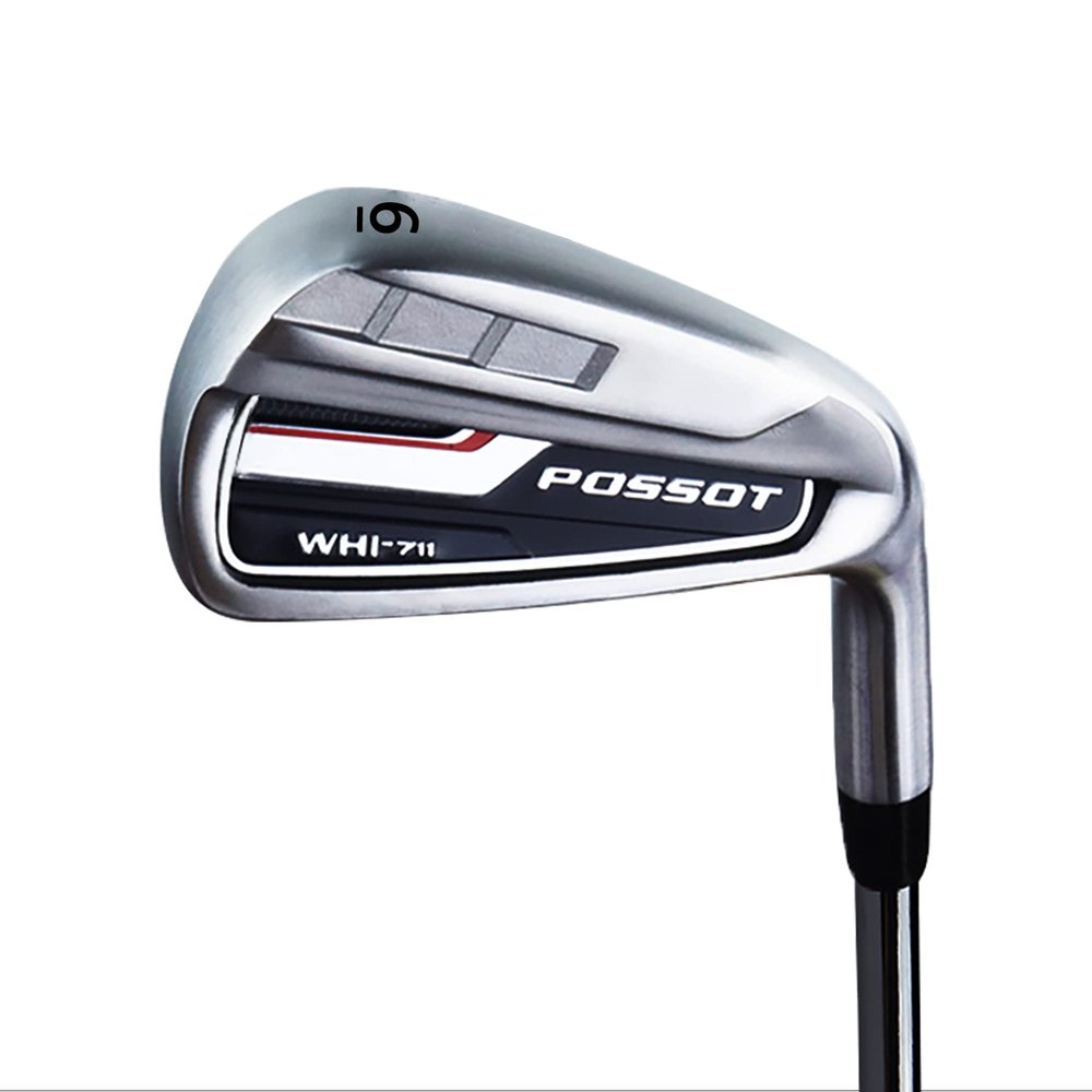 POSSOT Golf Irons Individual, Golf Iron Set for Men (5,6,7,8,9 and Piching Wedge or Golf Hybrid Right Handed with Regular Flex Steel Shaft, 6