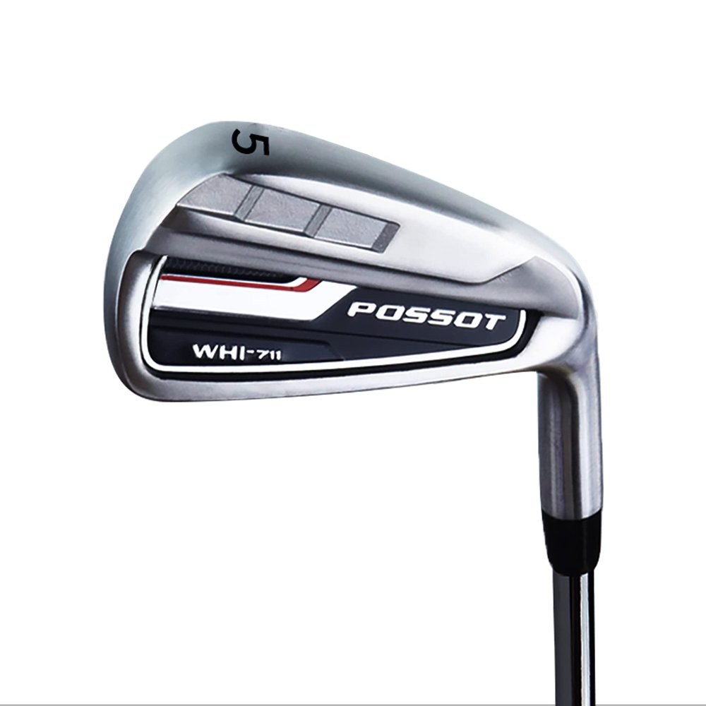POSSOT Golf Irons Individual, Golf Iron Set for Men (5,6,7,8,9 and Piching Wedge or Golf Hybrid Right Handed with Regular Flex Steel Shaft, 5