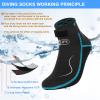Gimilife Neoprene Socks, 3MM Water Socks for Women Men, Diving Wetsuit Sock for Beach Volleyball Snorkeling Surfing view 4