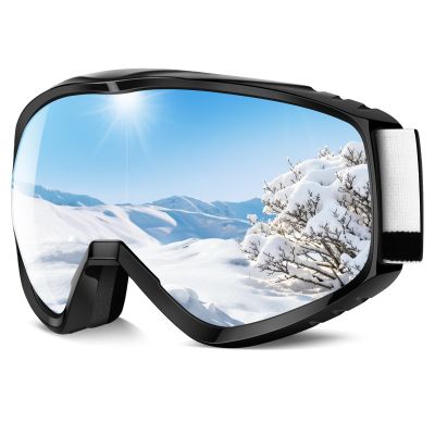 findway OTG Ski Goggles - Over Glasses Snow Snowboard Goggles for Men Women Adult & Youth - Anti-Fog 100% UV Protection