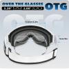findway OTG Ski Goggles - Over Glasses Snow Snowboard Goggles for Men Women Adult & Youth - Anti-Fog 100% UV Protection view 3