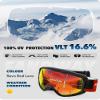 findway OTG Ski Goggles - Over Glasses Snow Snowboard Goggles for Men Women Adult & Youth - Anti-Fog 100% UV Protection view 2