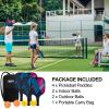 BEIVES Pickleball Paddles, USAPA Fiberglass Pickleball Paddles Set of 4, Pickleball Set with 4 Pickleball Rackets, Including 4 Pickleballs & 1 Carry Bag, Pickle Ball Paddles Set for Men, Women view 4