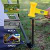 Grassman 16 Pack Tent Stakes, 7075 Aluminium Tent pegs, Heavy Duty Lightweight Ground Pegs, Durable and Safe Metal Camping Spikes, Black view 4