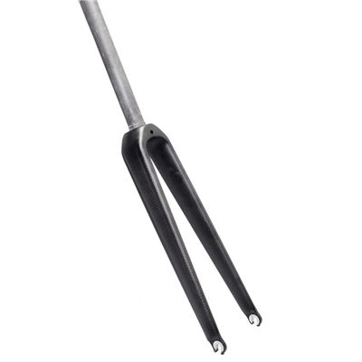 HSQMA Carbon Fiber Road Bike Rigid Fork 700C Rim Brake Bicycle Front Forks Ultralight (Color : 700c Matte Black)