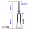 HSQMA Carbon Fiber Road Bike Rigid Fork 700C Rim Brake Bicycle Front Forks Ultralight (Color : 700c Matte Black) view 4