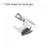 uxcell Shoelace End Clips 10x9mm Stainless Steel No Tie Shoe Lace Tips Head Glossy Type, Silver Tone 30 Pcs view 4