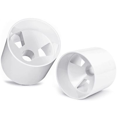 ZLY 2PCS Golf Hole Cup,ABS Ivory White Plastic Golf Cups,Dimension 4" Depth, Diameter 4 1/4 inches,Fits PGAL|PGA|USGA Regulations,for Backyard Golfs Practice