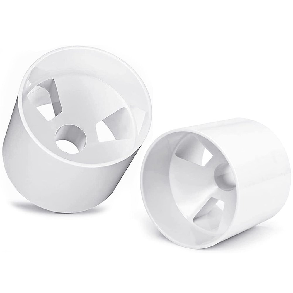 ZLY 2PCS Golf Hole Cup,ABS Ivory White Plastic Golf Cups,Dimension 4" Depth, Diameter 4 1/4 inches,Fits PGAL|PGA|USGA Regulations,for Backyard Golfs Practice