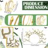 Nosiny 5 Pcs Halloween Medusa Costume for Women, Medusa Snake Headband Green Curl Wig Metal Armband Belt Tattoo Sticker for Adult Halloween Cosplay Party Dress up Supplies view 3