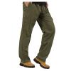 WZIKAI Mens Cargo Pants Elastic Waist Joggers for Men Workout Sweatpants Casual Long Trousers Army Green XL view 2