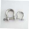 DECHOUS Twist Shackle Marine Grade 304 Stainless Steel Shackles Heavy Duty d Ring for Rigging view 2