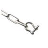 DECHOUS Twist Shackle Marine Grade 304 Stainless Steel Shackles Heavy Duty d Ring for Rigging view 4