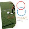 BESPORTBLE 6pcs Soccer Agility Training Circles for Football Basketball Abs Material Tasteless Footwork Leg Workout Tool Random Color view 3