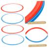 BESPORTBLE 6pcs Soccer Agility Training Circles for Football Basketball Abs Material Tasteless Footwork Leg Workout Tool Random Color view 4